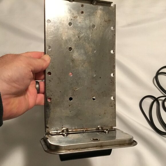 1955 Knapp Monarch REDI BAKER Chrome Cooker Oven Baking Counter VTG TESTED WORKS - Picture 6 of 12